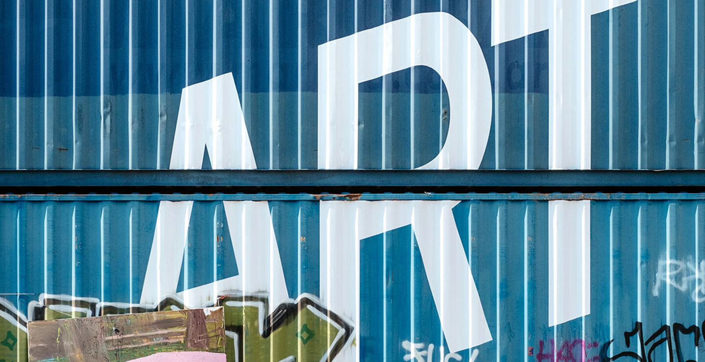 Shipping container art – Made
